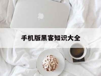 手机版黑客知识大全(手机黑客入门软件中文版下载)