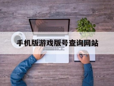 手机版游戏版号查询网站(查询游戏版号的官网是什么)