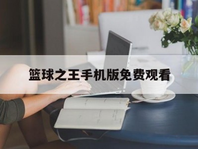 篮球之王手机版免费观看(篮球少年王在线观看免费观看)