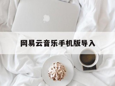 网易云音乐手机版导入(手机版的网易云音乐如何导入外部歌单)